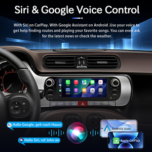 Autoradio multimédia GPS avec Carplay et Android Auto intégrés pour <span class=keywords><strong>Fiat</strong></span> <span class=keywords><strong>Panda</strong></span> 2013 2014 2015 2016-<span class=keywords><strong>2020</strong></span>, système d'exploitation Linux - Product Image 5