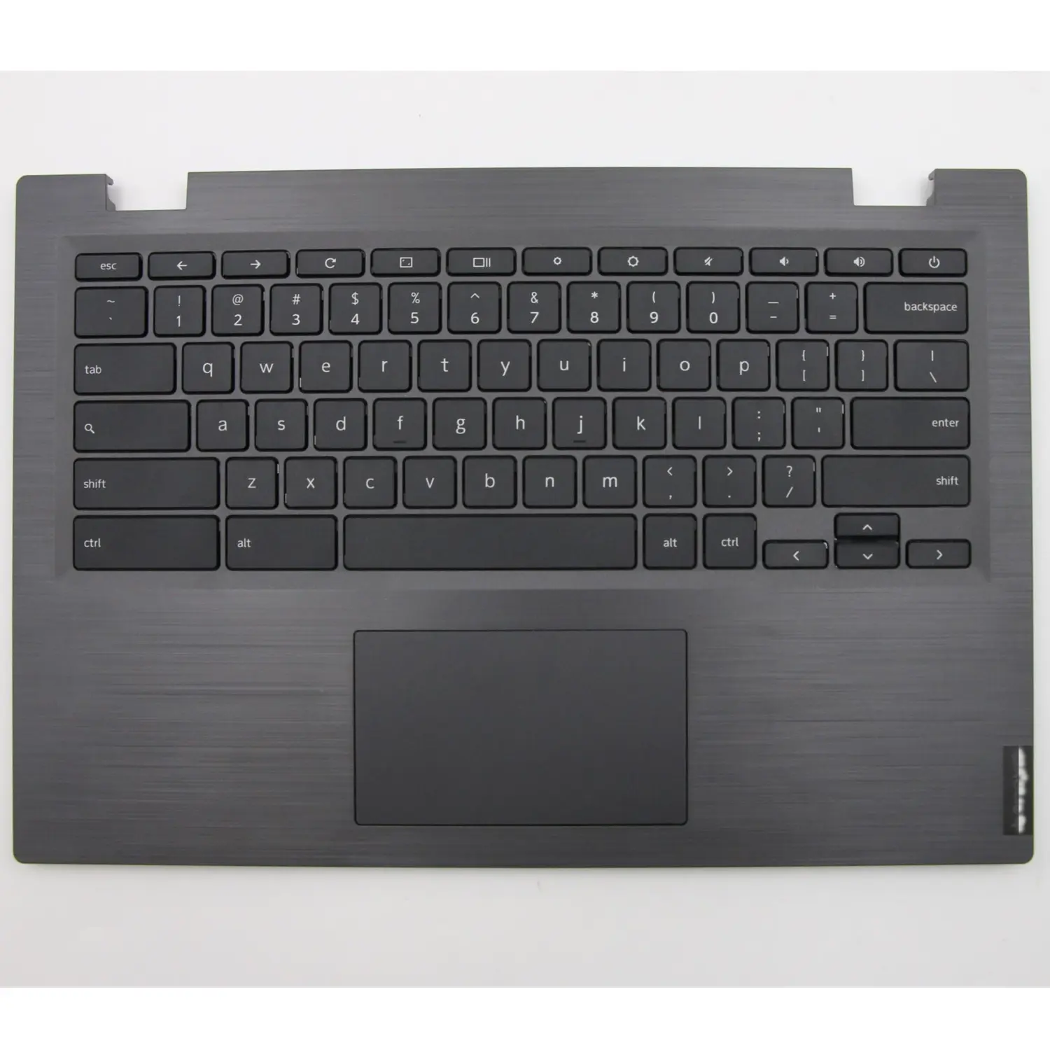 5CB0S95246 Laptop Dark Gray Palmrest Top Cover Keyboard Touchpad Replacement for Lenovo 14E 81MH Chromebook Upper Case Assembly
