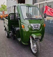 Tricycle électrique de transport certifié CEE, batterie au plomb 72V 58Ah, vitesse élevée 25/40 km/h, moteur 1,5 kW, capacité de charge 600 kg, châssis en fer