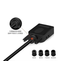 Connecteur DB9 sans soudure personnalisable, 2 rangées, 9 broches, RS232/485, connecteur mâle/femelle DB9, prise de port série