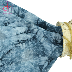 Cổ Phiếu Nhà Máy Thấp Moq Tie Dye 100% Viscose Rayon Vải Thân Thiện Với Môi Cho Phụ Nữ Của Ăn Mặc Hàng May Mặc Nhà Dệt May Phụ Kiện - Product Image 6