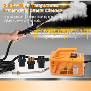 <span class=keywords><strong>Nettoyeur</strong></span> <span class=keywords><strong>Vapeur</strong></span> Électrique Portable Sec et Humide Haute Puissance (1700W/2600W) avec Autonomie de 60 Min <span class=keywords><strong>pour</strong></span> Usage Domestique – Spécial Marché Américain – Offre Spéciale - Product Image 2