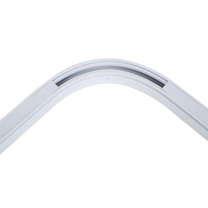 Phong Cách Hiện Đại Nhôm Ripple Fold S <span class=keywords><strong>U</strong></span> Shape Cong Hướng Dẫn Sử Dụng <span class=keywords><strong>U</strong></span>ốn Cong Cơ Giới Điện Thông Minh Rèm Đường Sắt Theo Dõi - Product Image 4