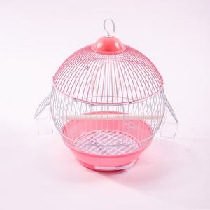 Jaula Plegable para Pájaros de Metal con Diseño de Piel de Tigre y Cierre de Botón Metálico - Product Image 2