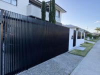 Panel de Cerca de Aluminio con Lamas, Tamaño Personalizable, Privacidad para Patio Trasero, Fácil Montaje, Cercado Metálico para Jardín, Villa, Espacios Exteriores
