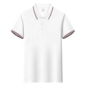 Custom Made Ice Silk <b>Polo</b> Shirt Quick Dry Short Sleeve Solid Color Men's Summer Work Wear - Product Image 3