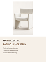Fauteuil de salon moderne rembourré en tissu, fauteuil d'appoint individuel pour salon, hall d'hôtel