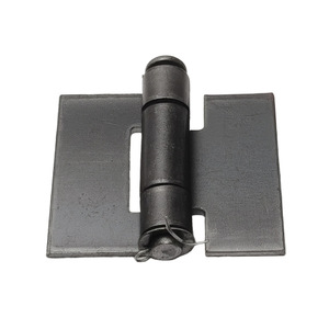 Bisagra soldada Krept de 4 mm, hierro cincado, de alta resistencia, para puertas de camiones, gabinetes y muebles. - Product Image 1
