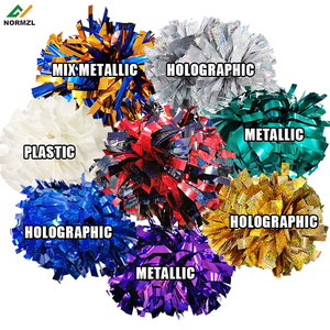 סיטוני באיכות גבוהה מעודדות חומר פלסטיק pompom מריעים פונם עם ידיות פלסטיק - Product Image 6