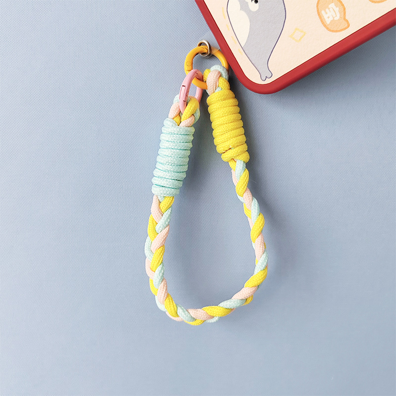 Nylon Braided Strap Universal Wristband Lanyard Compatible with IPhones All Smartphones Keychains Camera Charms