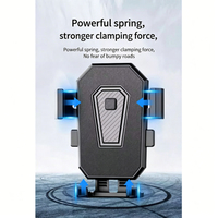 360 °   Support de téléphone portable rotatif pour moto, support de téléphone flexible anti-vibration pour vélo, utilisation en extérieur