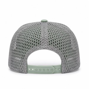 Wholesale Waterproof 6-Panel <b>Flat</b> Baseball Cap Polyester/Cotton Fabric Adjustable Performance Use Unisex Adult <b>Hat</b> - Product Image 4