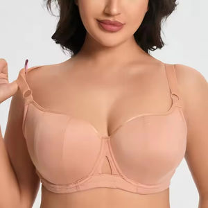 Soutien-gorge minimiseur <span class=keywords><strong>push</strong></span>-<span class=keywords><strong>up</strong></span> pour femmes, bonnet complet, armatures, lingerie lisse, grande taille - Product Image 2
