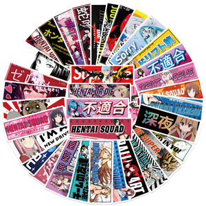 36 pezzi giapponese Hentai anime ragazze <span class=keywords><strong>JDM</strong></span> adesivo - Product Image 1