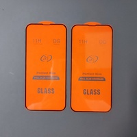 Pelindung Layar Kaca Tempered 21D Full Glue untuk Ponsel Samsung Mobile Infinix 9D X688 X650 Grosir 4 Vivo Y21 untuk Iphone 13 Pro