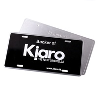 Fabricant de métal Vente en gros Design Branding Pattern Plaques de voiture décoratives en aluminium gaufrées Plaque d'immatriculation personnalisée