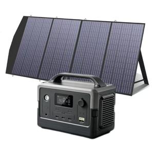 Station d'alimentation portable 600W pour usage domestique, batterie lithium-ion rechargeable, générateurs solaires d'urgence pour le camping en plein air - Product Image 2