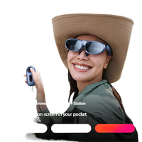 Les lunettes intelligentes Rokid Max Ar prennent en charge les grands modèles d'IA, la visualisation de films 3D haute résolution et les jeux, et sont compatibles avec les téléphones mobiles.