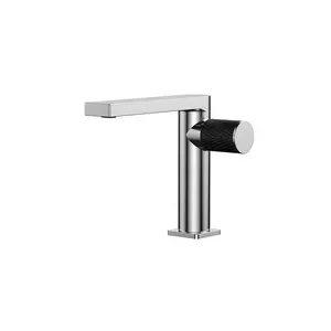 Factory supplier bathroom basin faucet mixer deck mounted single handle brass vanity water tap vessel sink faucet