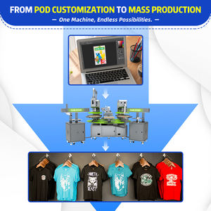 Sublistar mới tự động <span class=keywords><strong>6</strong></span> trạm T-Shirt nhiệt máy ép nextgen thông minh dtf Nhiệt Báo Chí Carousel máy (v5.0) - Product Image 3