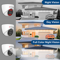 Caméra IP EaseCam 4MP avec détection de personnes, alarme de détection de mouvement, double éclairage, alimentation externe, capteurs CMOS, caméra de sécurité CCTV