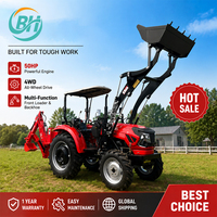 Tracteur agricole 4x4 à vendre : 50HP, 60HP, 70HP, 90HP, 100HP avec chargeur frontal – Prix compétitif pour tracteurs de ferme et de jardin