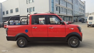 New Energy EV Batteria Al Litio Elettrica <span class=keywords><strong>Camion</strong></span> Piccolo Mini auto pick-up con quattro sedile per la vendita - Product Image 5