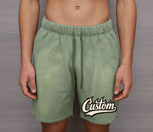 Shorts de bain en coton peigné respirant de style vintage de haute qualité pour hommes, service OEM - Product Image 4