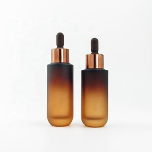 Recién llegado personalizado 30ml 50ml 100mL Suero cosmético Botella cuentagotas de vidrio para aceite capilar y aceite esencial - Product Image 2