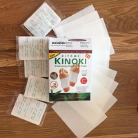 Kinoki 10 Pièces par Boîte Confortables Détachants Pieds Détoxifiants Plâtres Chinois, Certification CE, OEM Disponible, Durée de Vie 3 Ans