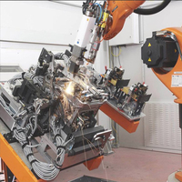 KUKA Robot KR16 R2010 Robot de soudage automatique MIG avec soudeuse TIG/MIG et positionneur de soudage pour l'acier et l'aluminium