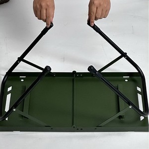 โต๊ะพับอเนกประสงค์สำหรับตั้งแคมป์กลางแจ้ง ขาอะลูมิเนียมอัลลอยด์แบบพกพา ปรับความสูงได้ โต๊ะยุทธวิธีแบบ IGT - Product Image 5