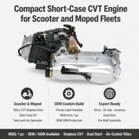 Vente en gros - Moteur de scooter/motocyclette monocylindre 150cc GY6 CVT automatique refroidi par air à carter court