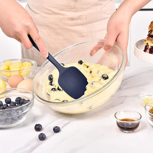 Thermommix Ensemble de spatules en caoutchouc de silicone de qualité alimentaire à alimentation électrique, ustensiles de cuisine ménagers pour la cuisson, le mélange - Product Image 5