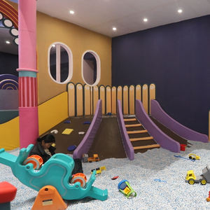 घरेलू मनोरंजन पार्क स्कूलों के लिए बच्चों के खेल के मैदान के लिए अनुकूलित इनडोर सॉफ्ट प्ले सुविधाएं फोम चढ़ाई स्थापना - Product Image 5