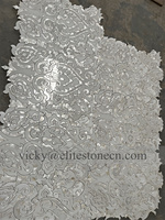 Mosaïque décorative murale et de sol de luxe en jet d'eau, design rétro haut de gamme, vert Inde avec métal doré