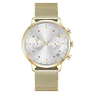Montre pour homme en vente flash, <span class=keywords><strong>Seiko</strong></span> 43 mm, luxe, mode, élégante, minimaliste, quartz analogique, bracelet en acier inoxydable, chronographe étanche - Product Image 4