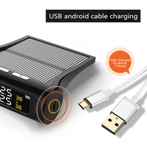 Bán Hot năng lượng mặt trời năng lượng sạc không dây giám sát áp suất lốp TMPS giám sát áp suất lốp hệ thống lốp Đồng hồ đo cho xe ô tô - Product Image 4