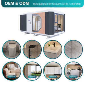 Ventana holográfica Prefab Pod-Oficina móvil de <span class=keywords><strong>realidad</strong></span> aumentada/Casa con paredes de pantalla táctil interactiva - Product Image 6