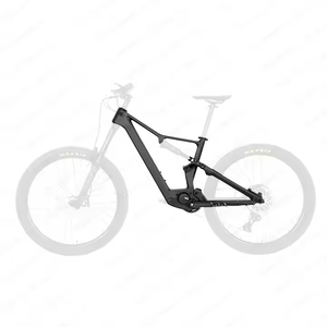 Cadre professionnel léger e-vtt 148*12mm Bafang M820 mi moteur 720Wh batterie Enduro Suspension complète <span class=keywords><strong>Dengfu</strong></span> E69 cadre en carbone - Product Image 3