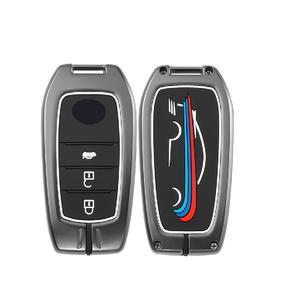 Étui à clés de voiture en alliage de Zinc pour <span class=keywords><strong>Toyota</strong></span> Chr Rav4 Auris <span class=keywords><strong>Avensis</strong></span> Prius Aygo Camry Corolla Land Cruiser 200 Prado Crown Riez Key Cover - Product Image 1