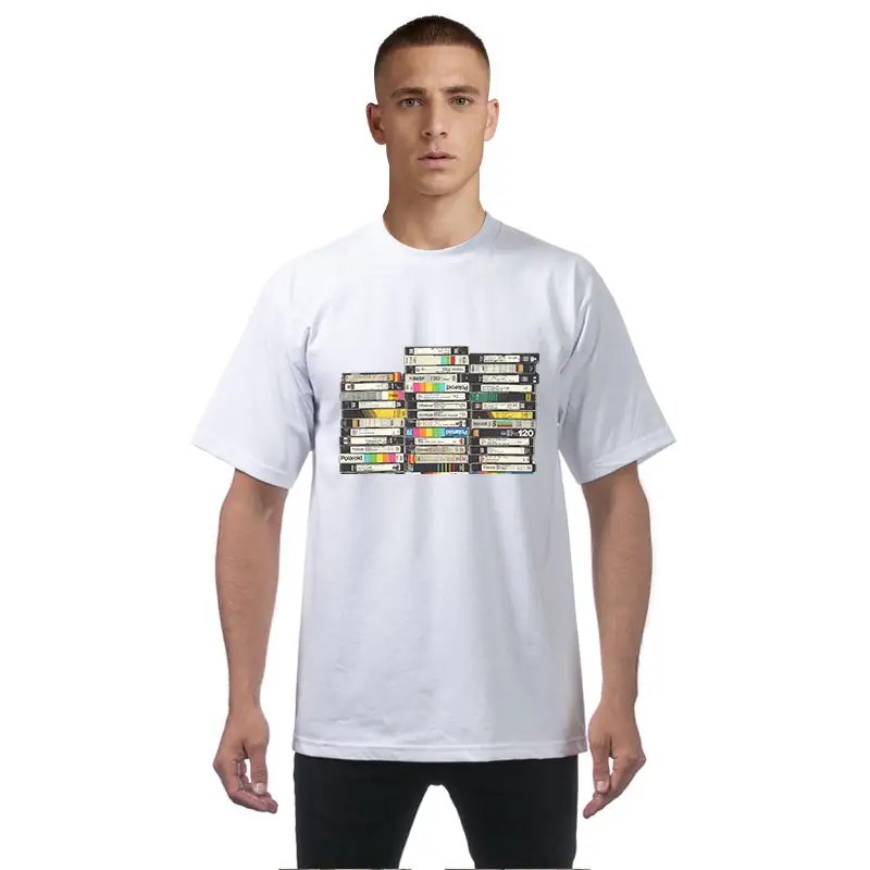 Pro club ağır T gömlek toptan özel süblimasyon Log 240 gsm % 100% pamuk düz kalın satıcıları Unisex erkekler T Shirt