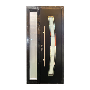 Porte d'Ingresso Personalizzate <span class=keywords><strong>in</strong></span> Metallo, Acciaio Inox e <span class=keywords><strong>Alluminio</strong></span> per Ville e Case, Porte Pivotanti Certificate Antiuragano - Product Image 2