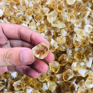 Natural Crystal High Quality Raw Citrine Tips Rough Citrine Point for Healing - Product Image 4