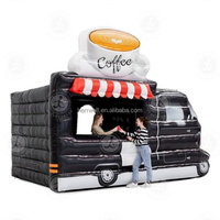 Magasin de station de décrochage doux Portable de support gonflable personnalisé de sortie d'usine pour le café de pizza de pop-corn