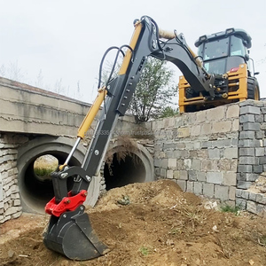Roue compacte Machines de construction Mini chargeuse à entraînement de chantier Petite chargeuse-pelleteuse - Product Image 6