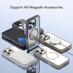 Soonleader vente en gros <span class=keywords><strong>coque</strong></span> de téléphone bouton métallique indépendante transparente dure pour <span class=keywords><strong>iPhone</strong></span> 16 pro - Product Image 4