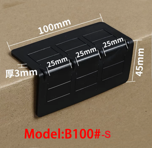 Modelo B100 # Protector de Esquinas de Plástico Tipo L Autoadhesivo de 100 mm, Protector de Bordes de PP para Embalaje de Cartón y Flejes de Acero - Product Image 2