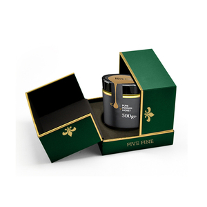 Papel ecológico personalizado impreso miel tarro de cristal caja de embalaje de regalo lujo café <span class=keywords><strong>cerveza</strong></span> té caja de regalo - Product Image 6