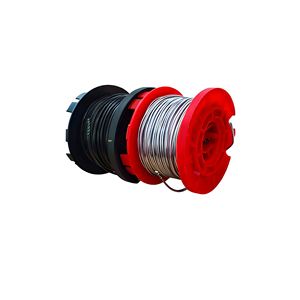 Alambre de atar para máquina de atar barras de refuerzo RB441t 443t, alambre de atar de acero TW1061T de 1.0mm con revestimiento de PVC ElectroTécnico para atar - Product Image 2